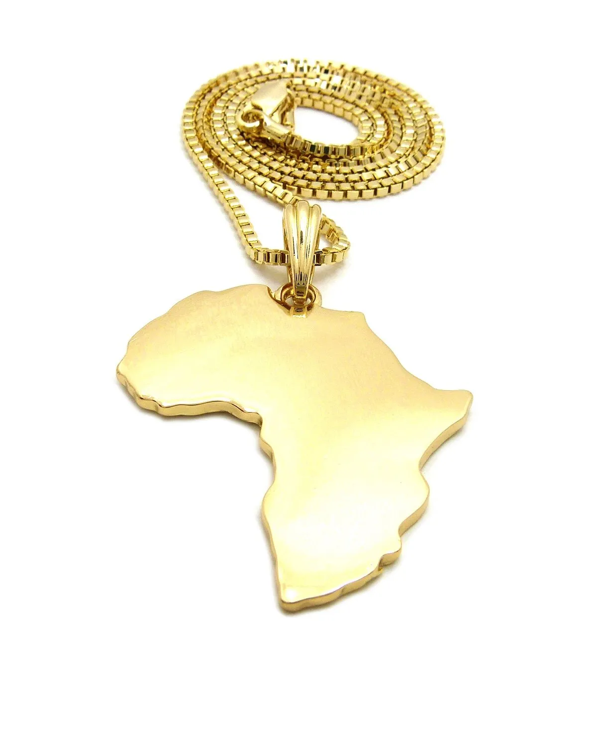 Africa Flat-Large (Gold)