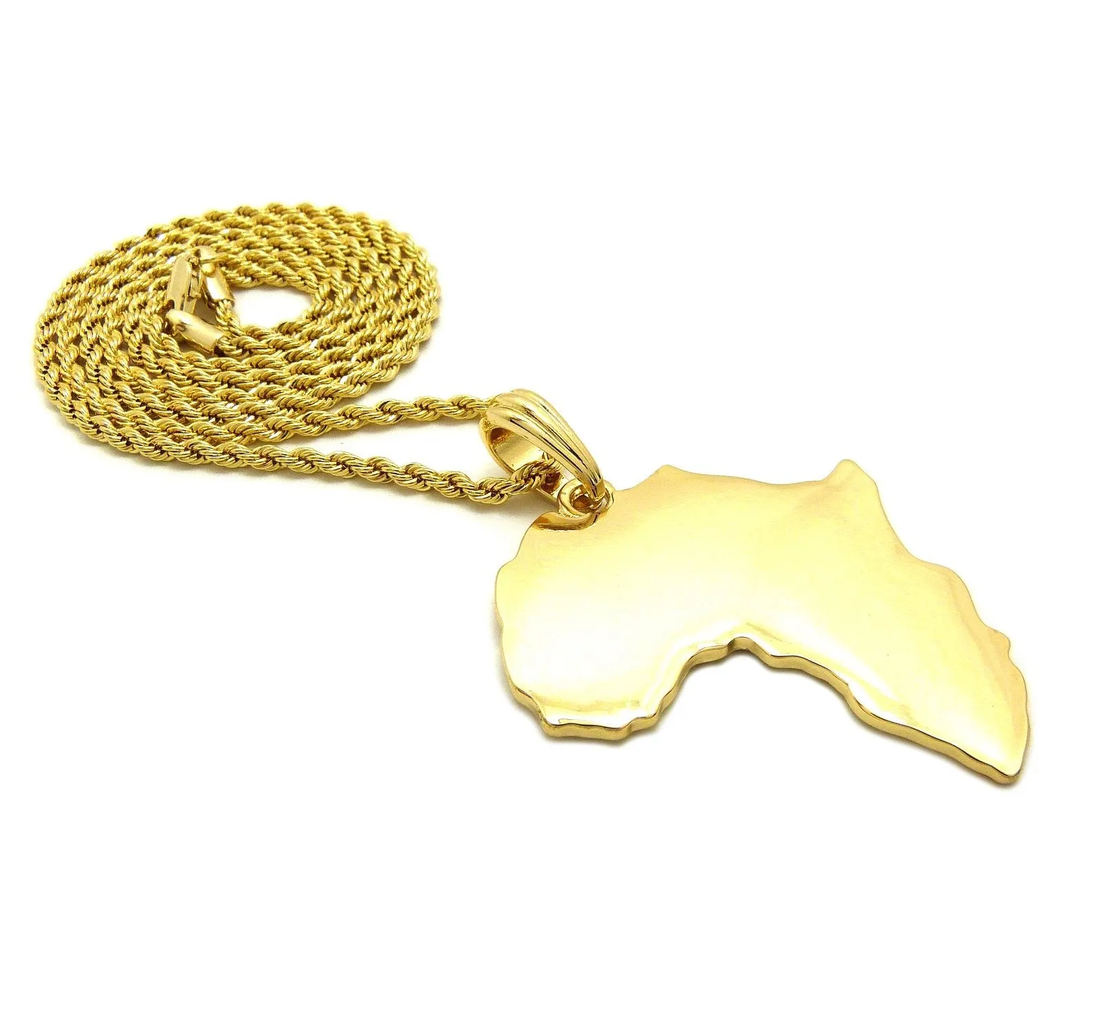 Africa Flat-Large (Gold)