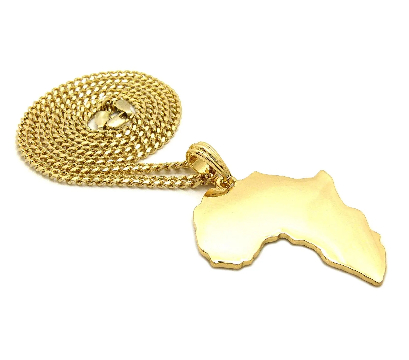 Africa Flat-Large (Gold)