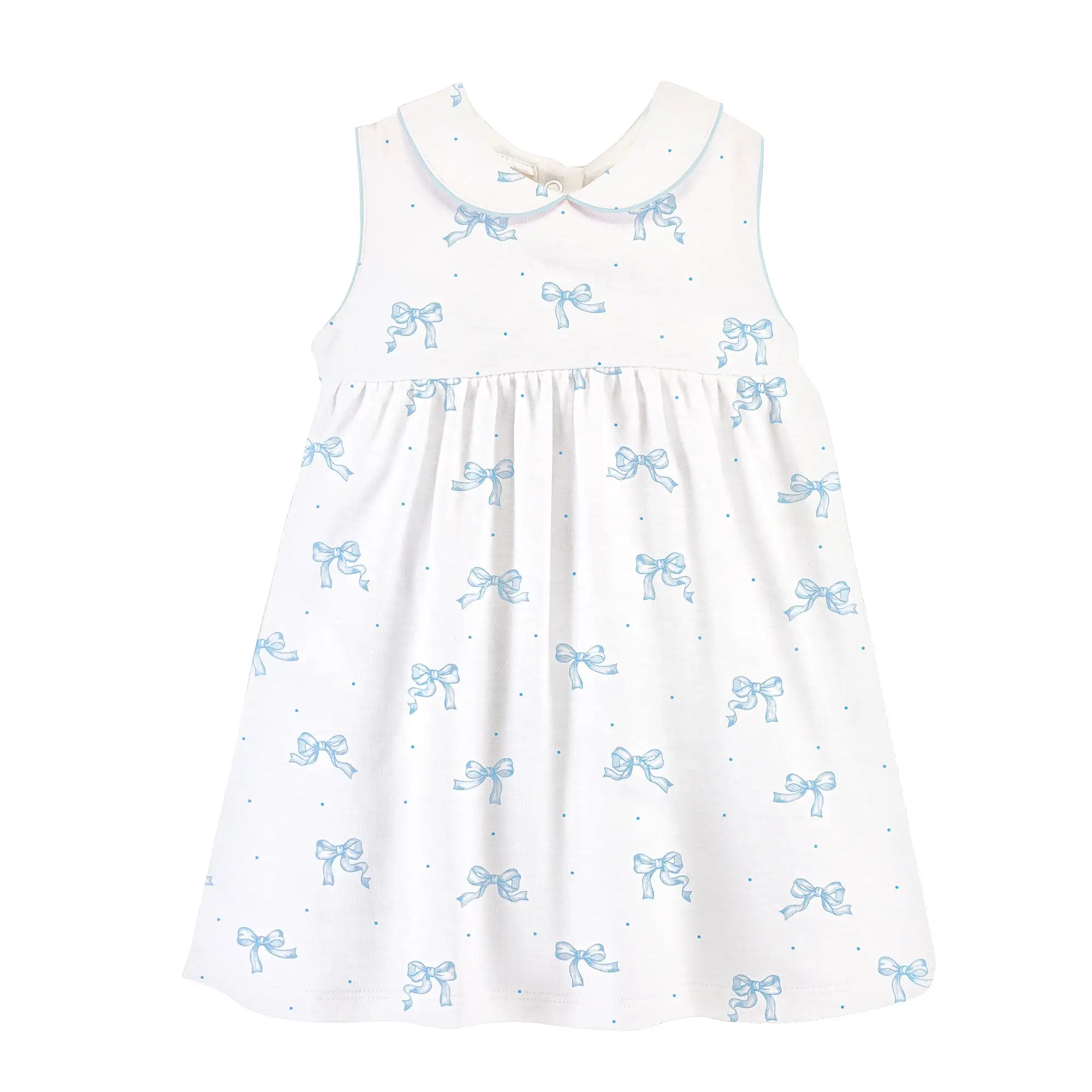 Baby Club Chic - Pretty Blue Bows Toddler Dress