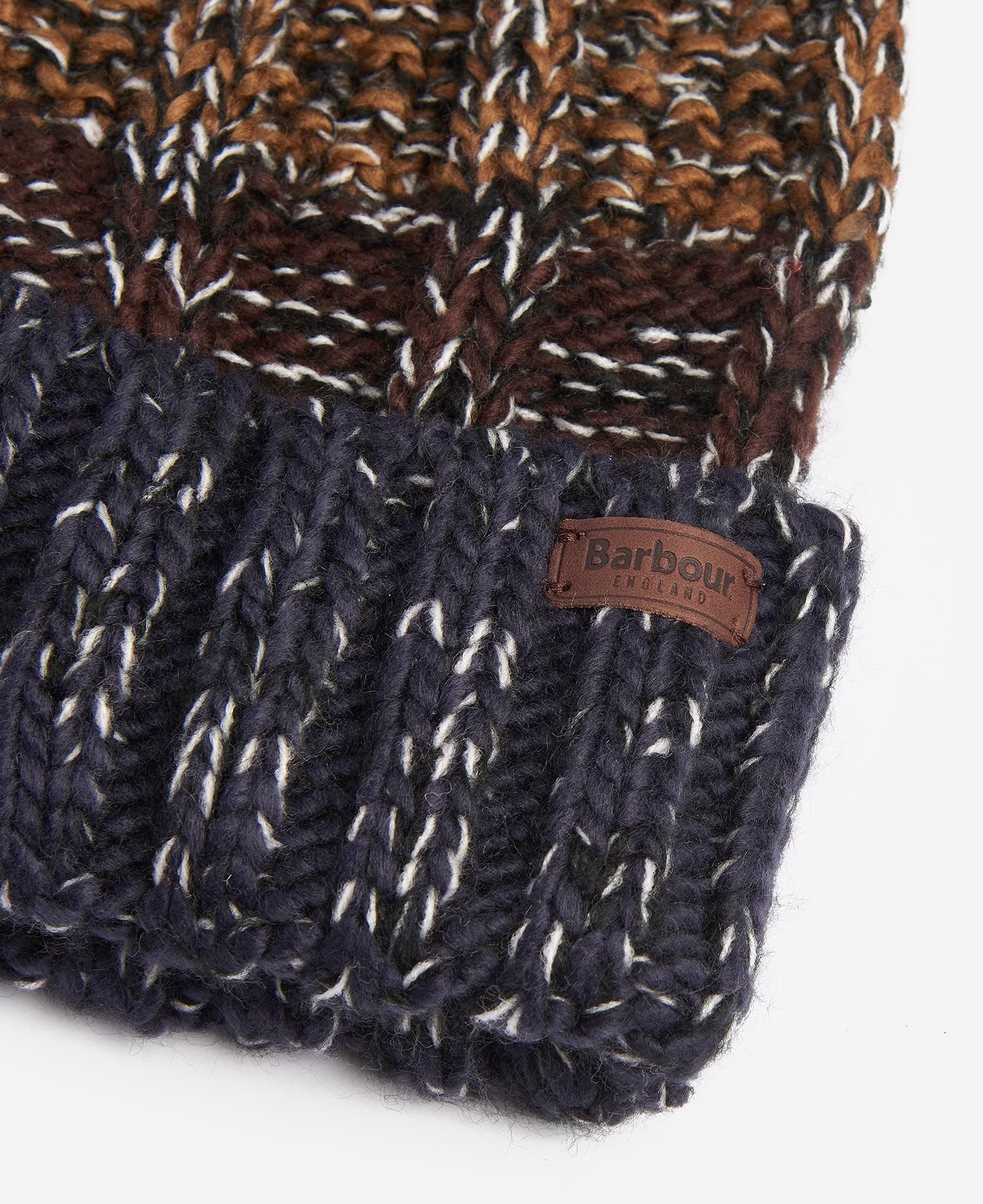 Barbour Mens 'Harlow' Knit Bobble Beanie Hat