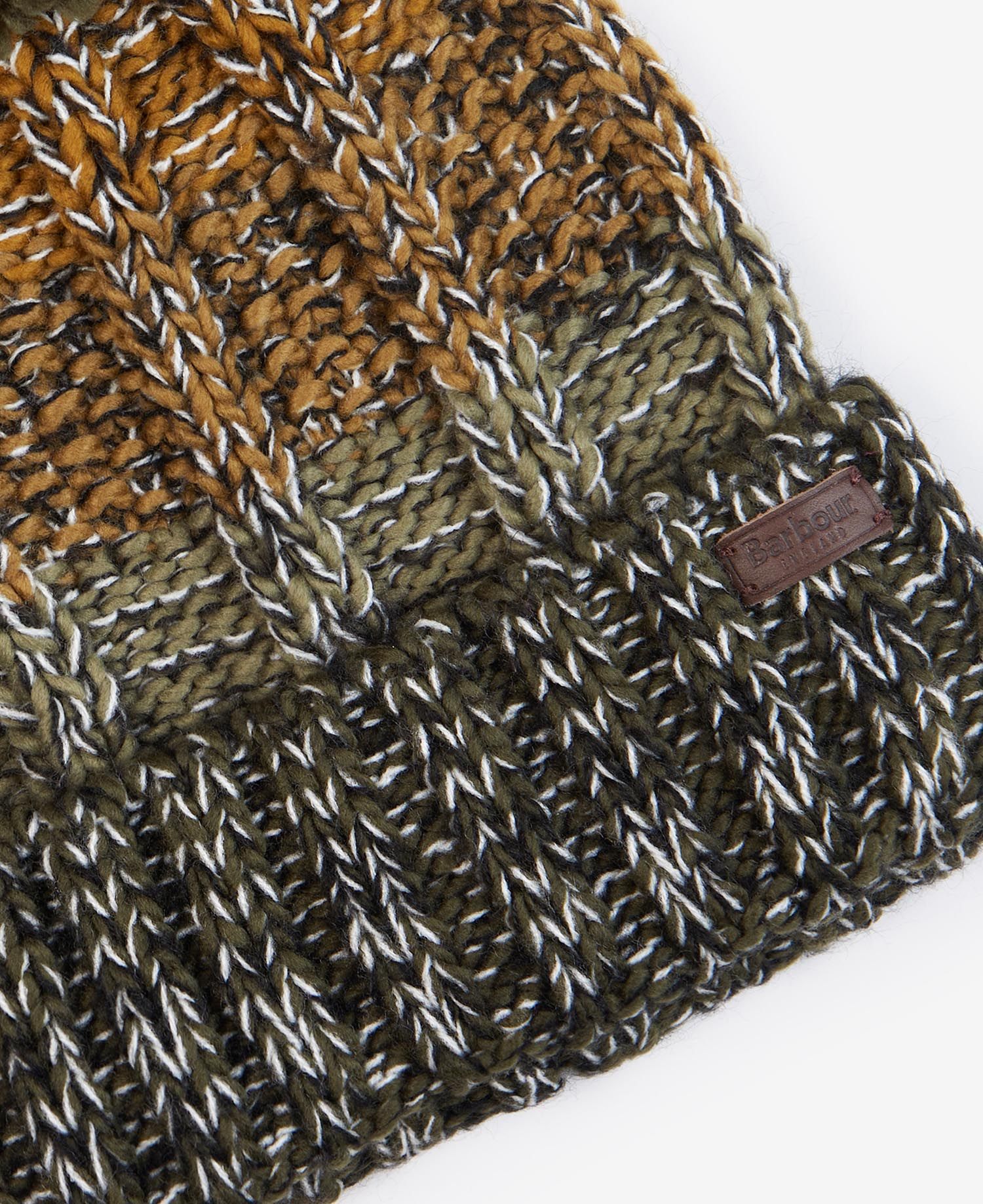 Barbour Mens 'Harlow' Knit Bobble Beanie Hat