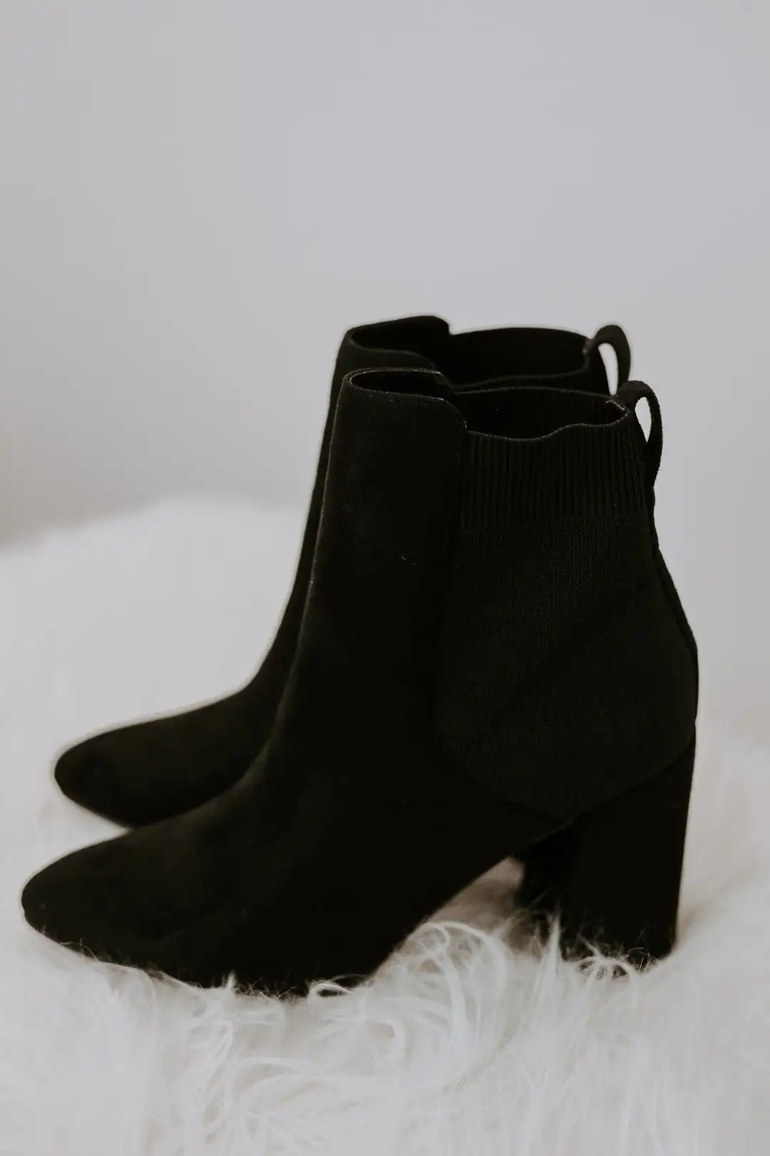 Black Main Girl Booties