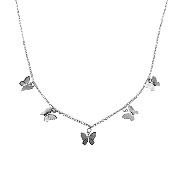 Butterfly Neck Pendants Women's Choker