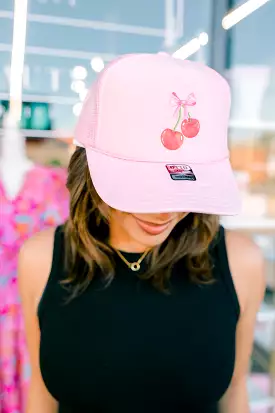 Cherry Hat - Pink