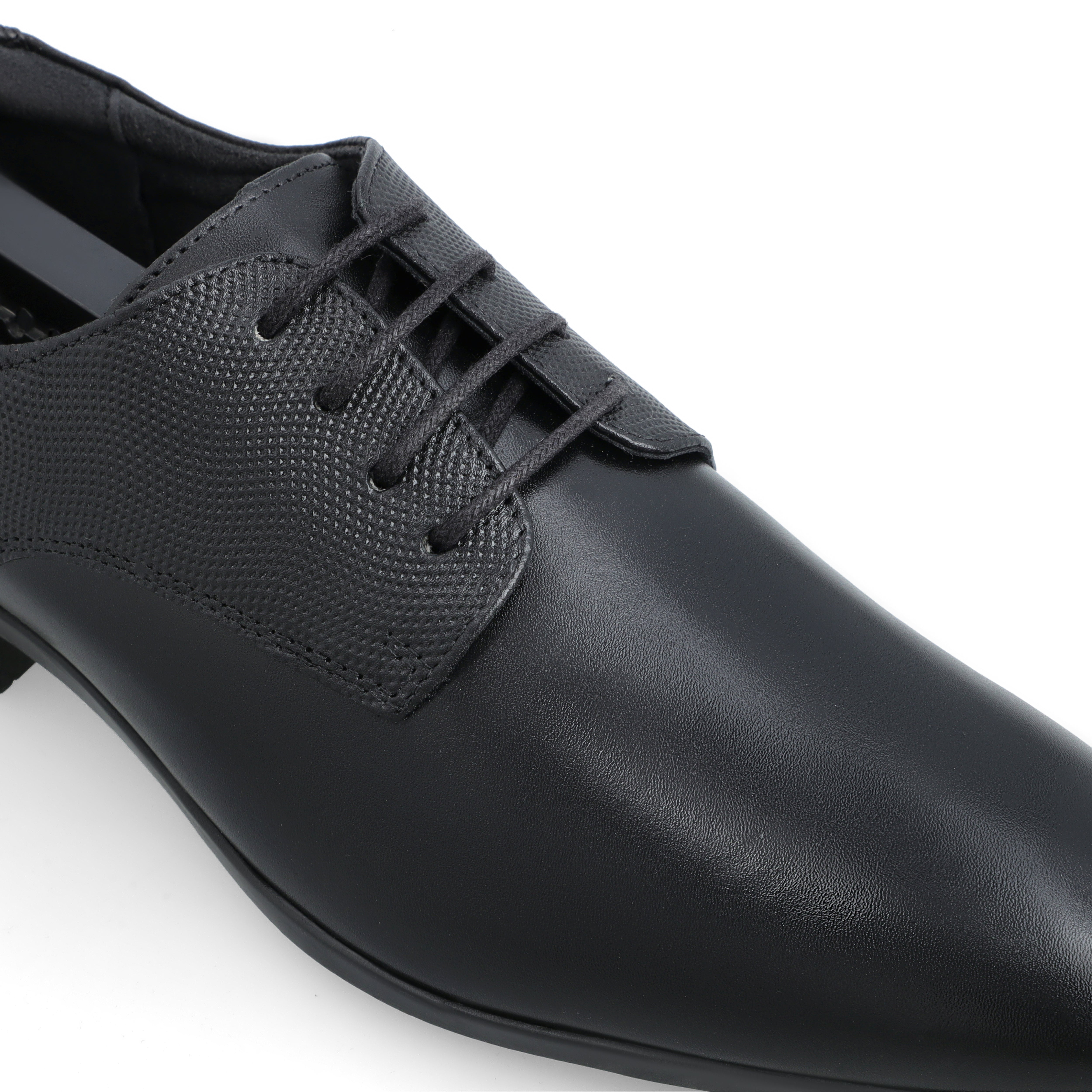 Classic Leather Derbys-Black