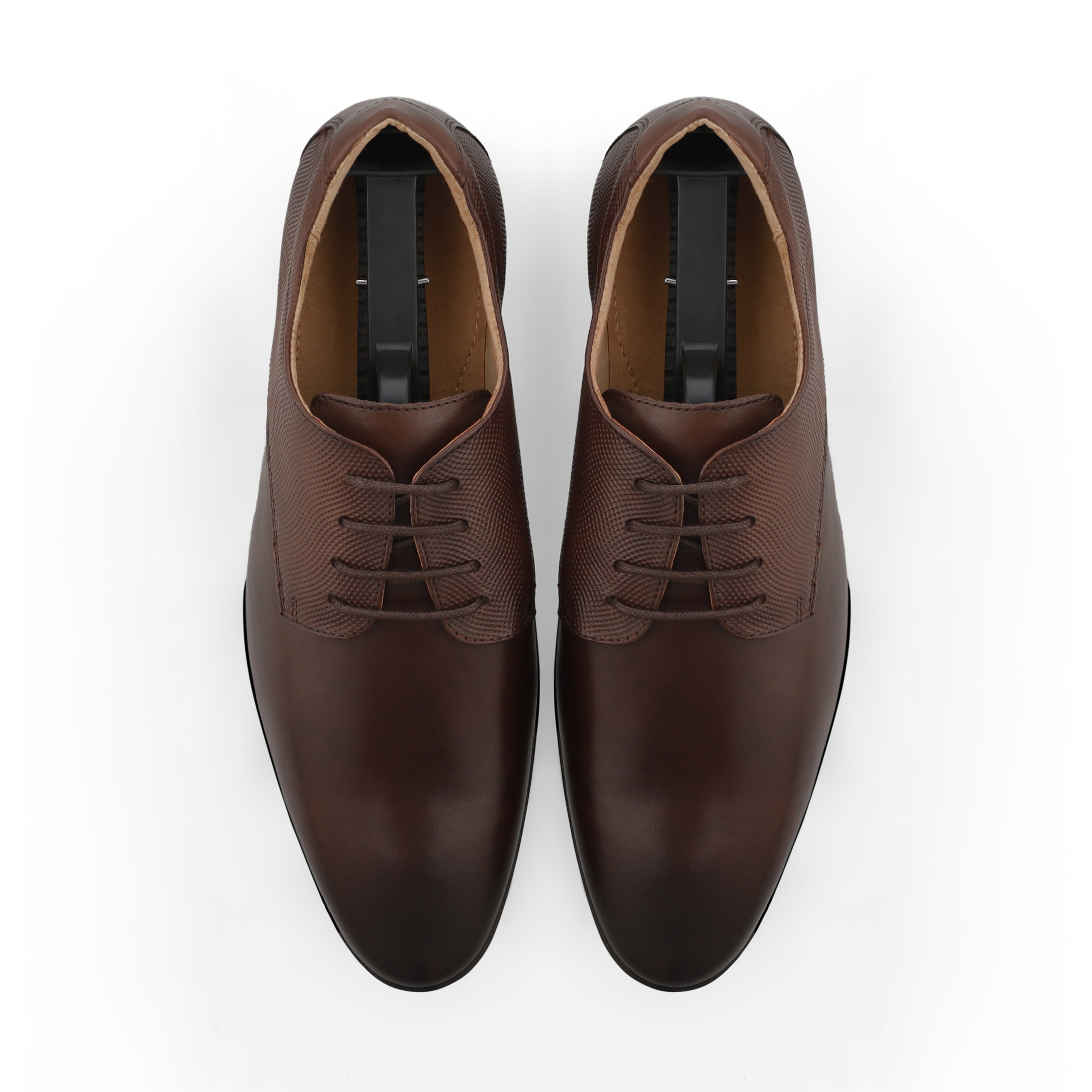 Classic Leather Derbys-Brown