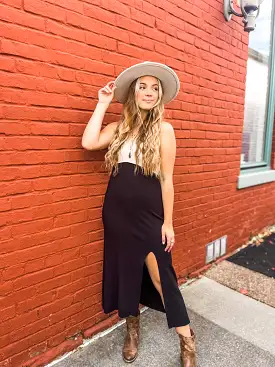 Classy Halter Maxi Dress