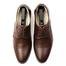 Classy Leather Derbies - Brown