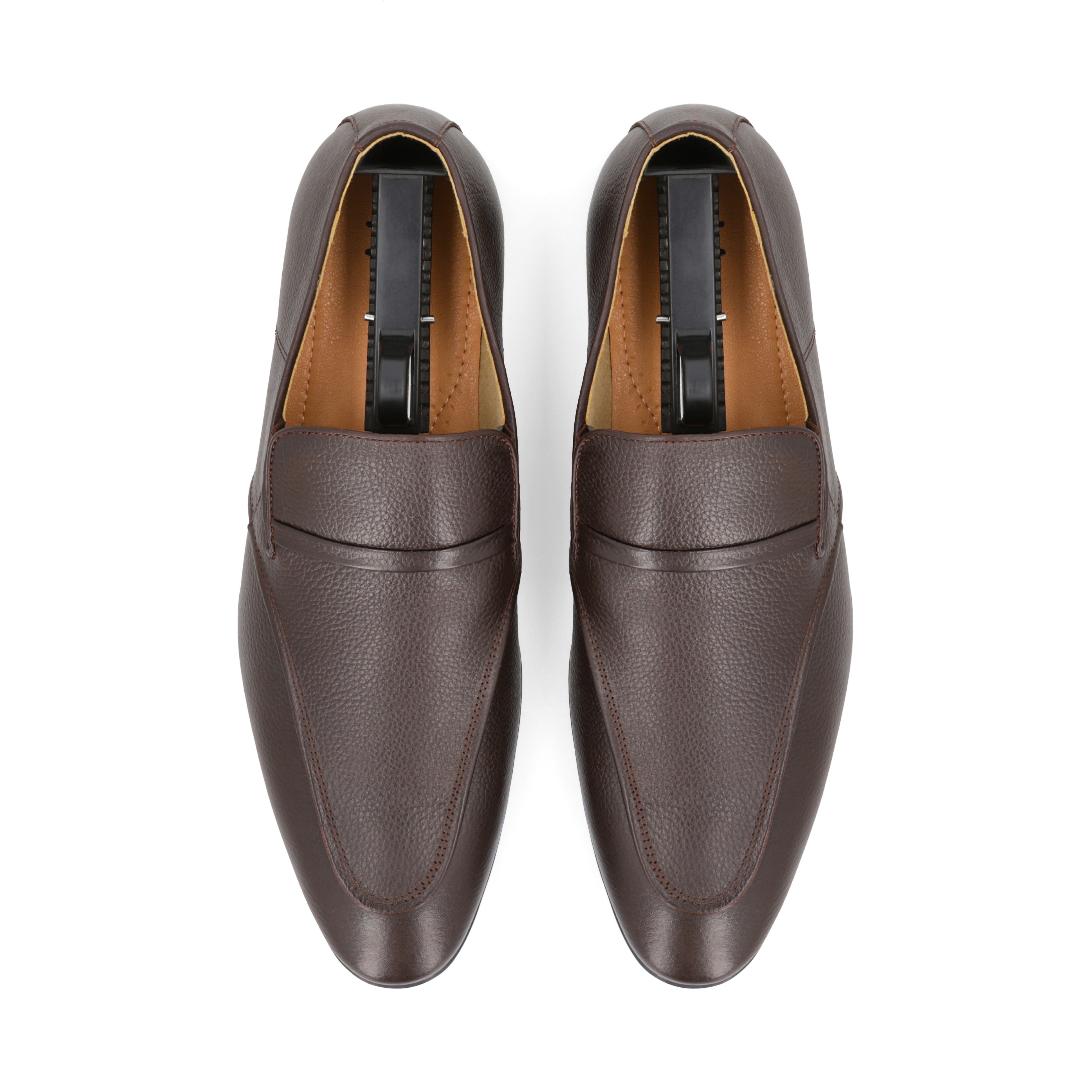 Classy Thin Strapped Loafers - Brown