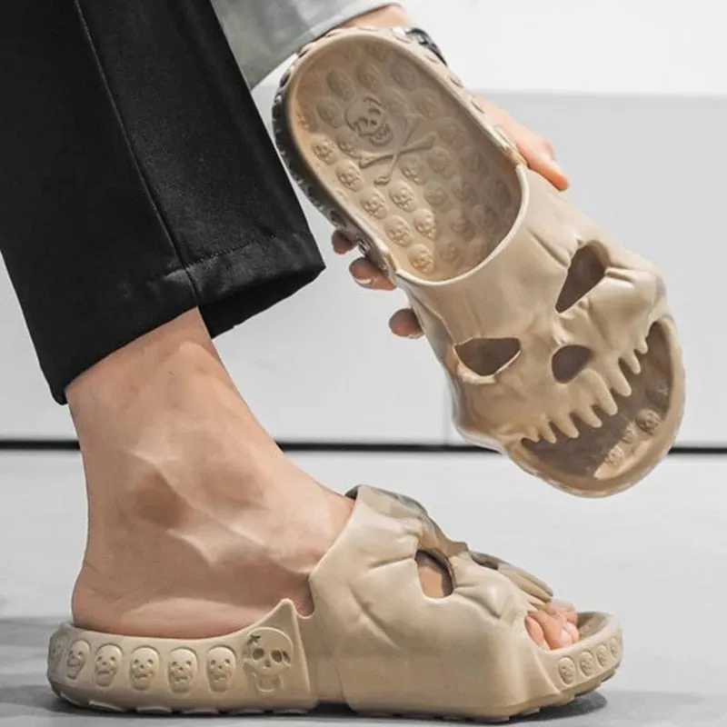 Coolest Skull Designer Soft EVA Slides 2023