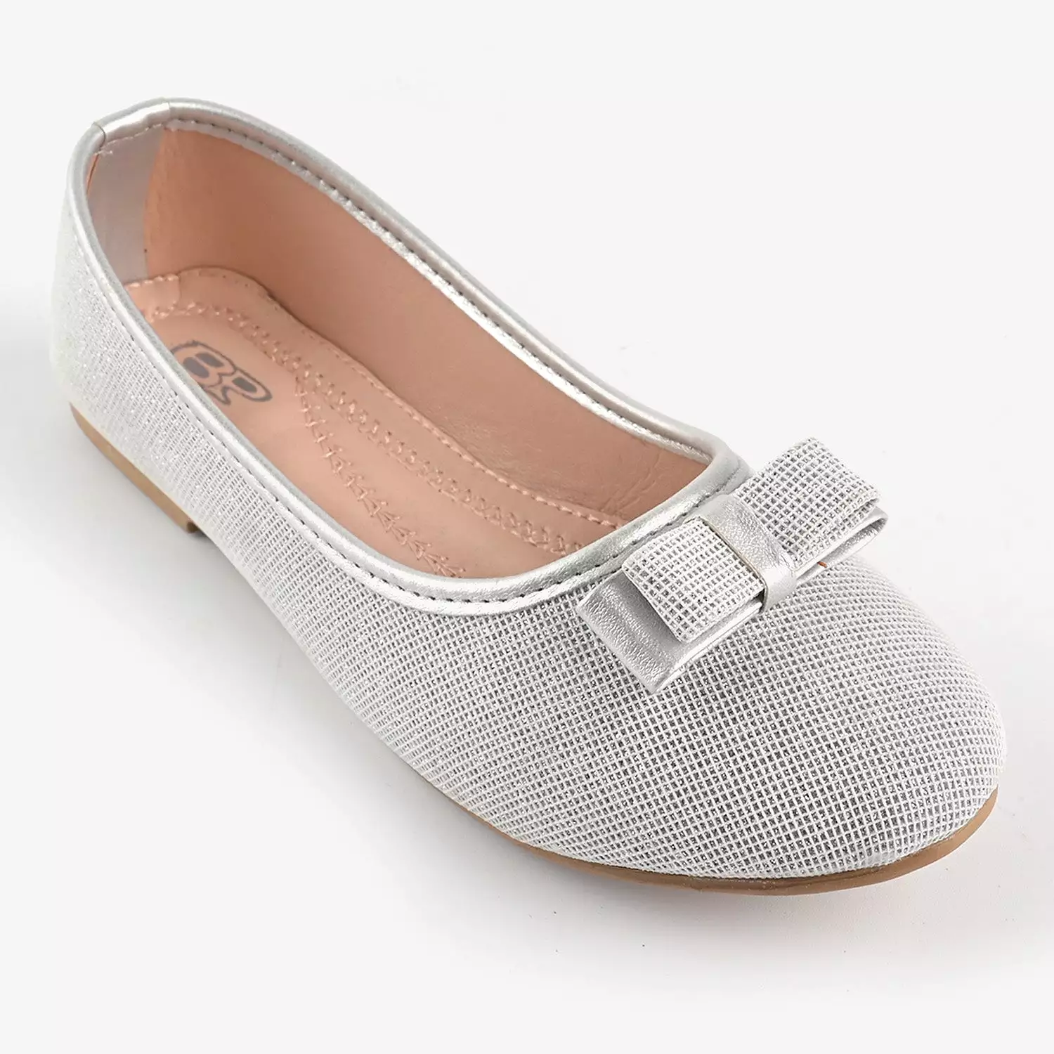 Girls Pumps 203-81-SILVER