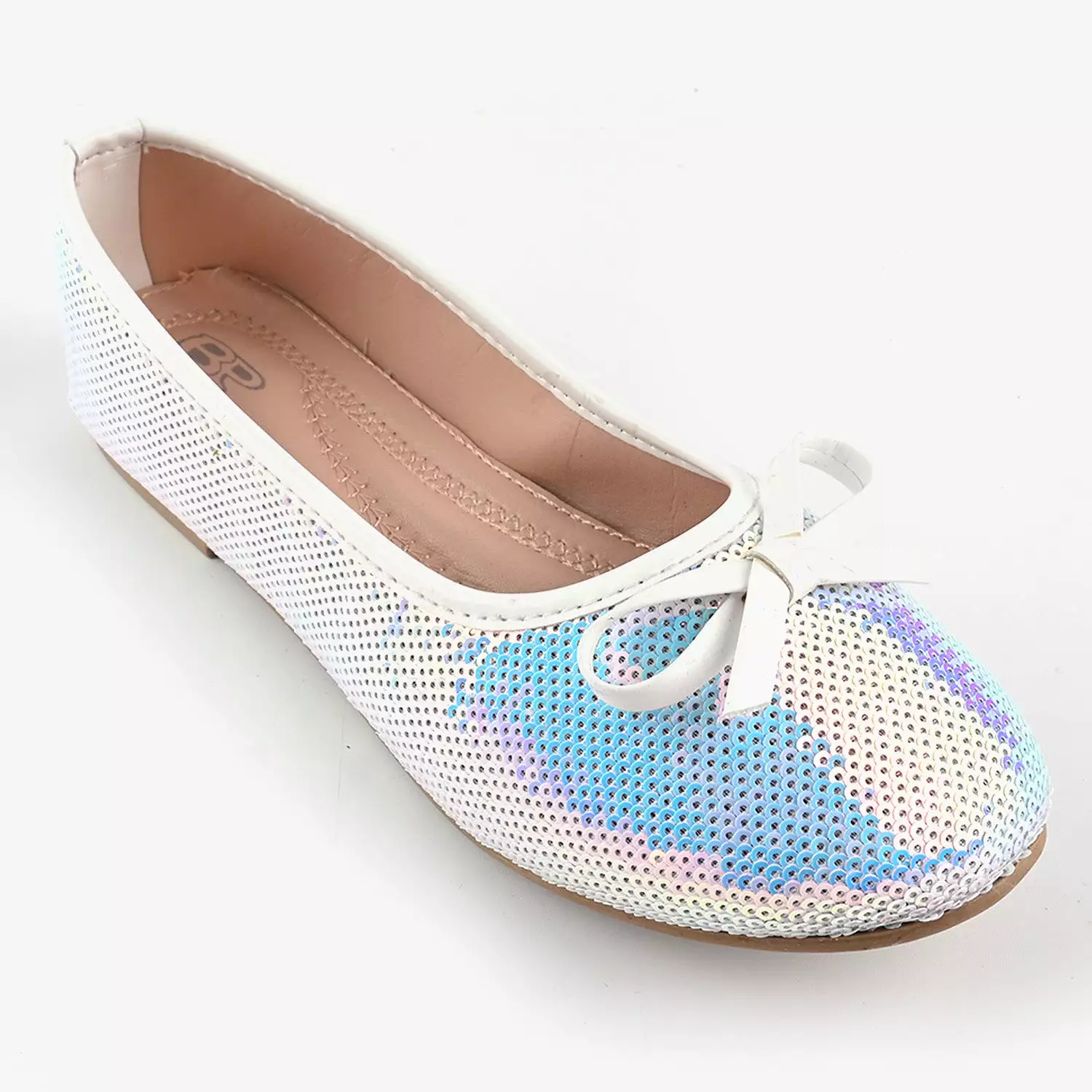 Girls Pumps 203-82-SILVER