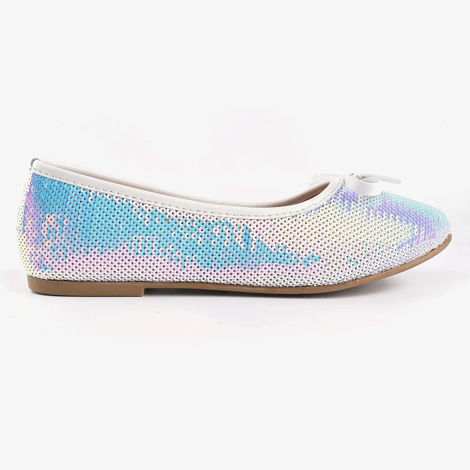 Girls Pumps 203-82-SILVER