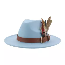 Hat Fedoras Winter Women Hats Men Felt Hat Feather Luxury Fashion hat Popular