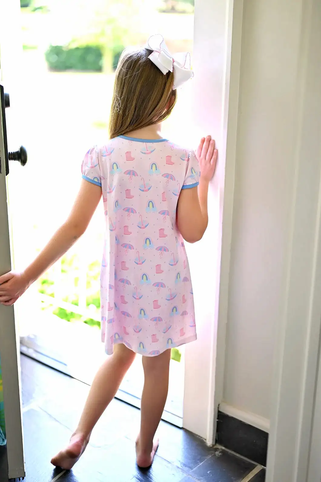 James & Lottie - Rain Rain Go Away Knit Play Dress