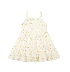 Jamie Kay - Organic Cotton Muslin Hazel Dress in Nina Watercolour Floral