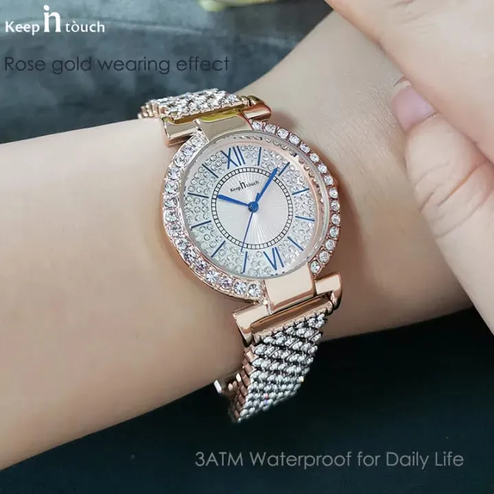 KEEP IN TOUCH women watch branded girls korean style Round W652178