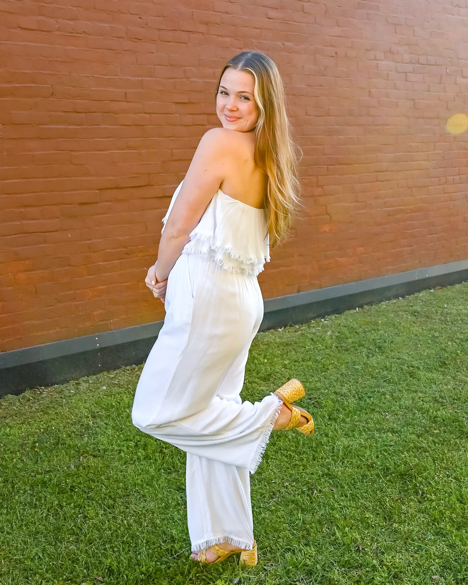 Make A Way Strapless Jumpsuit