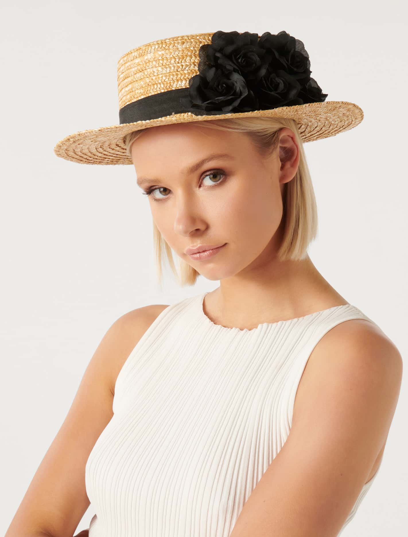 Margot Corsage Bowler Hat