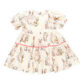 Pink Chicken - Maribelle Dress Bunny Friends