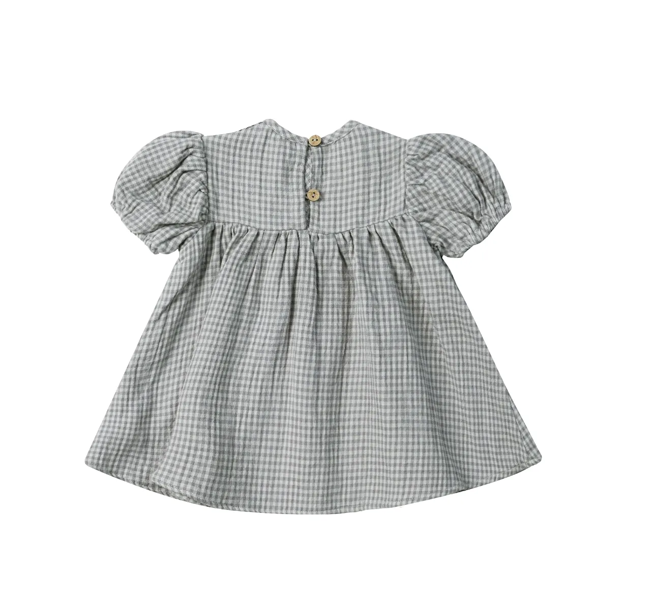 Quincy Mae - Blue Gingham Carina Dress