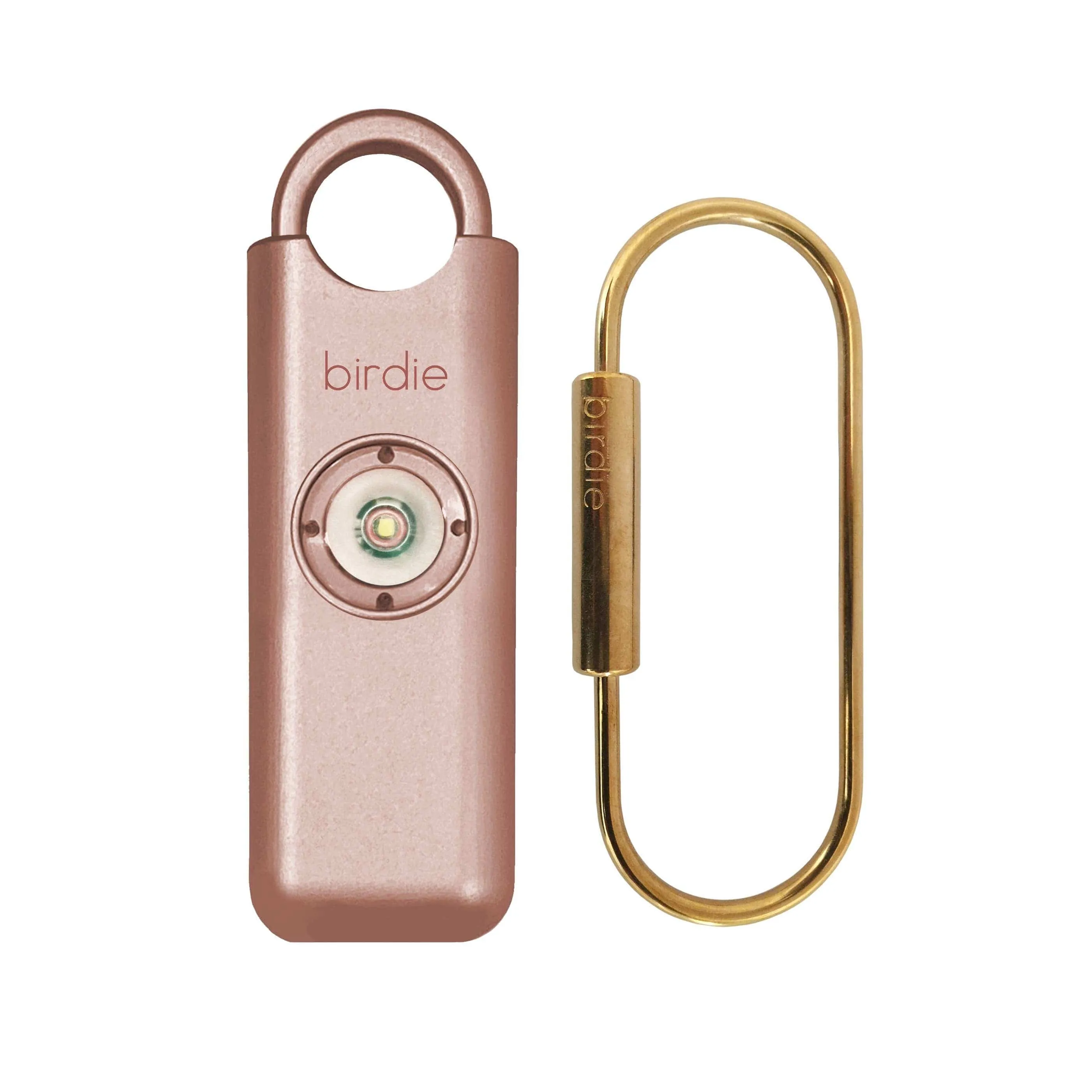 She's Birdie Personal Safety Alarm: Single / Metallic Rose Gold