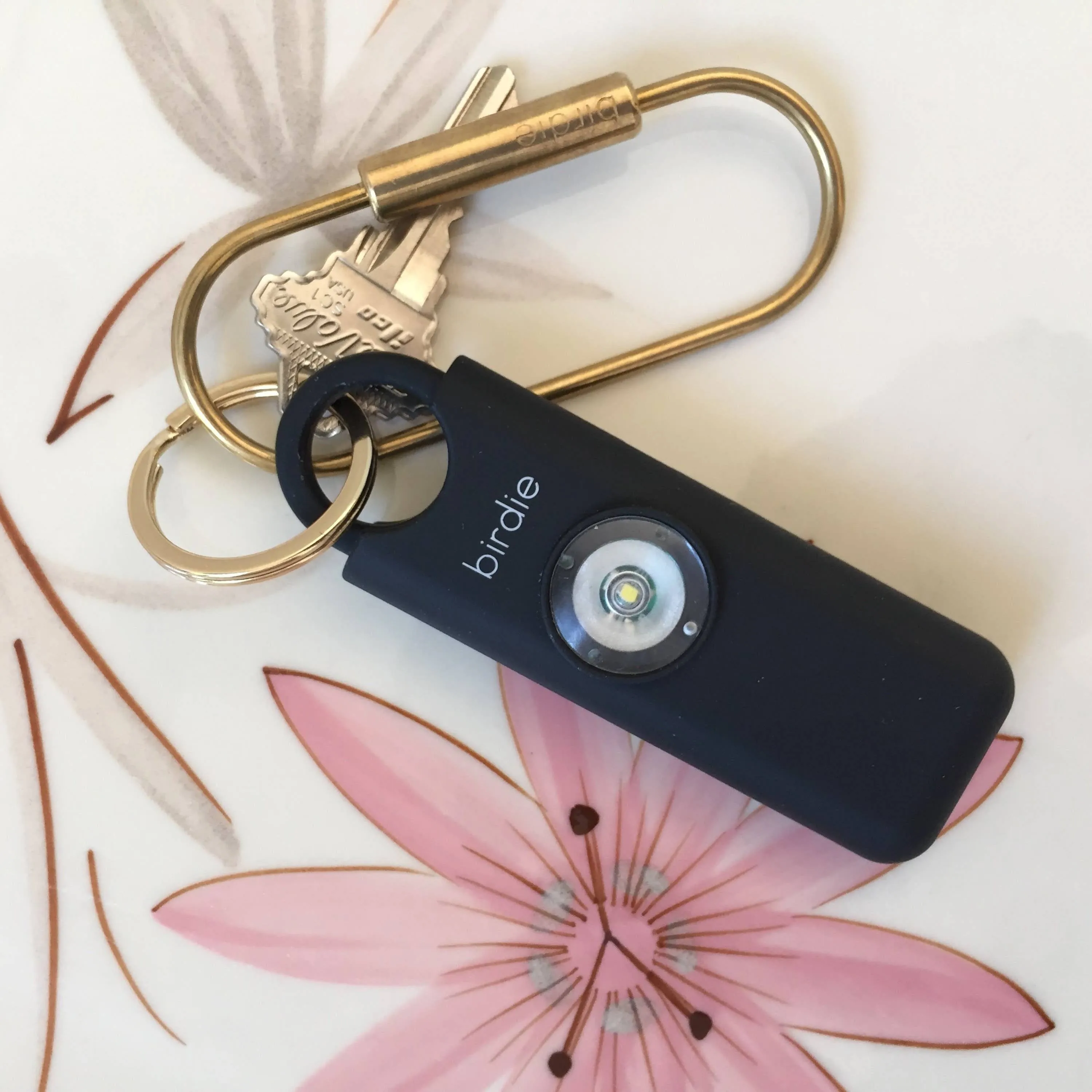 She's Birdie Personal Safety Alarm: Single / Metallic Rose Gold