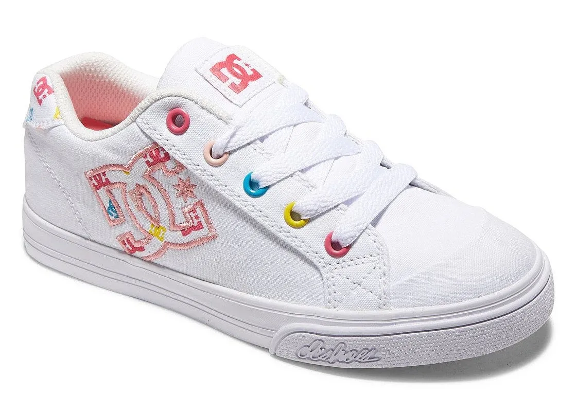 shoes DC Chelsea - WMN/White/Monogram - girl´s