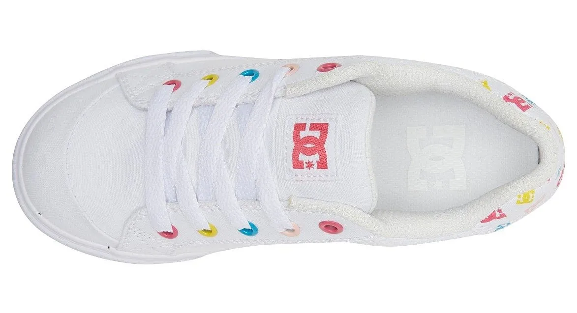 shoes DC Chelsea - WMN/White/Monogram - girl´s