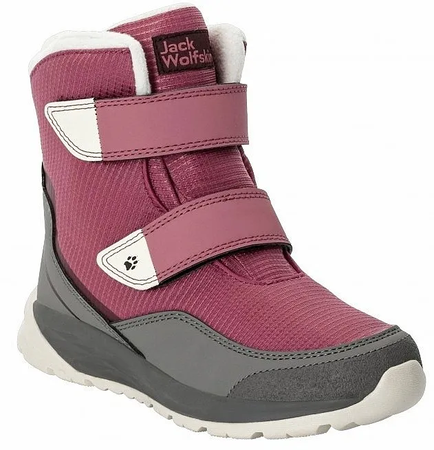 shoes Jack Wolfskin Polar Bear Texapore High VC - Soft Pink - girl´s