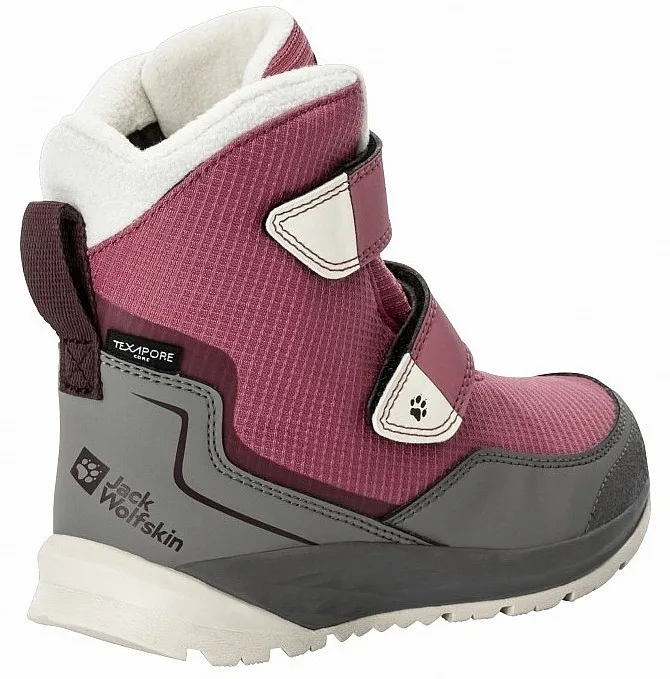 shoes Jack Wolfskin Polar Bear Texapore High VC - Soft Pink - girl´s