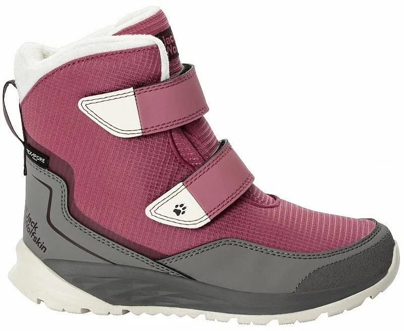 shoes Jack Wolfskin Polar Bear Texapore High VC - Soft Pink - girl´s