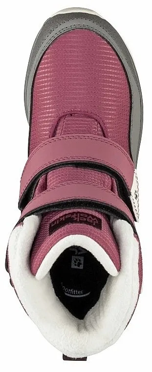 shoes Jack Wolfskin Polar Bear Texapore High VC - Soft Pink - girl´s