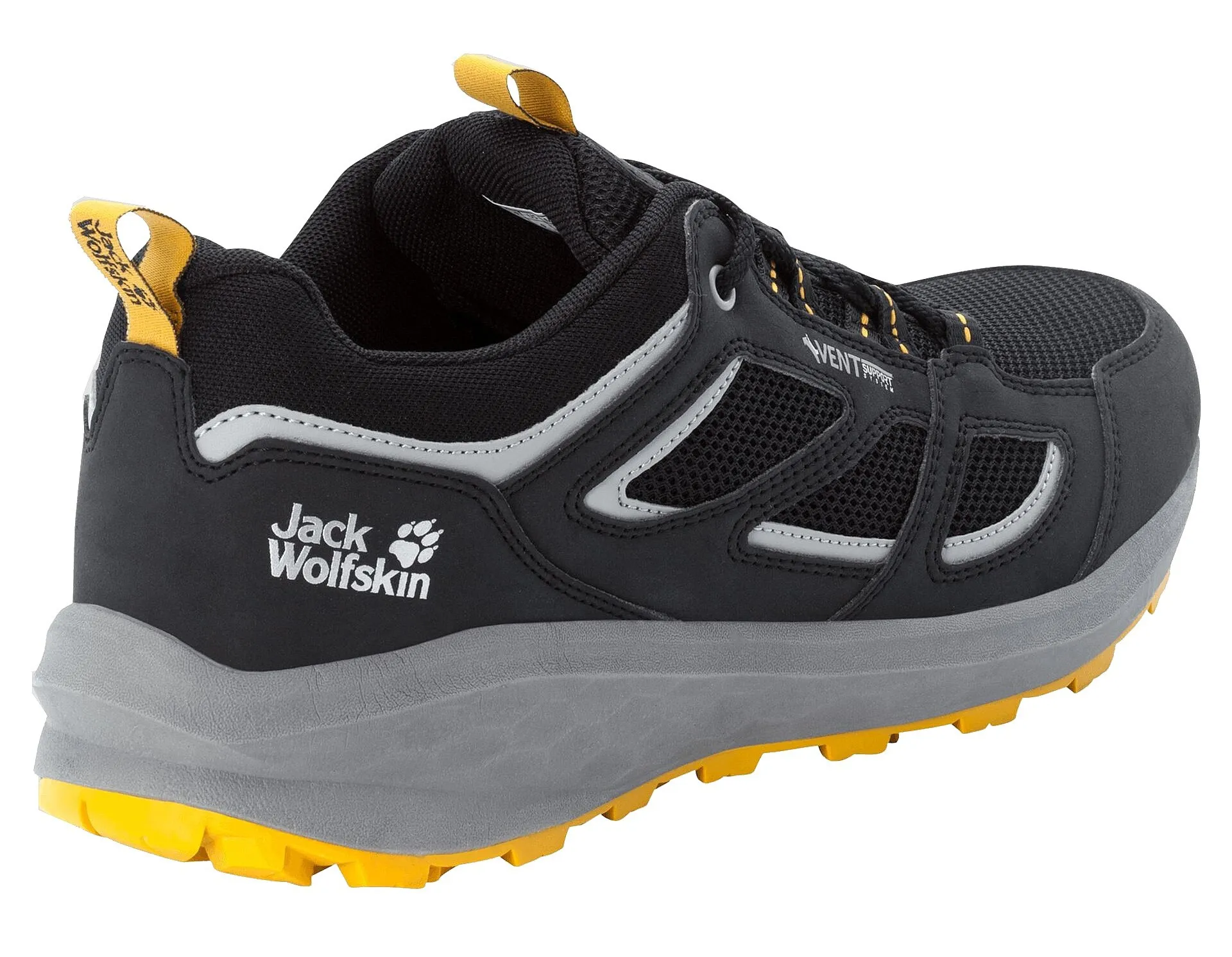 shoes Jack Wolfskin Vojo 3 Vent Low M - Phantom/Burly Yellow XT - men´s