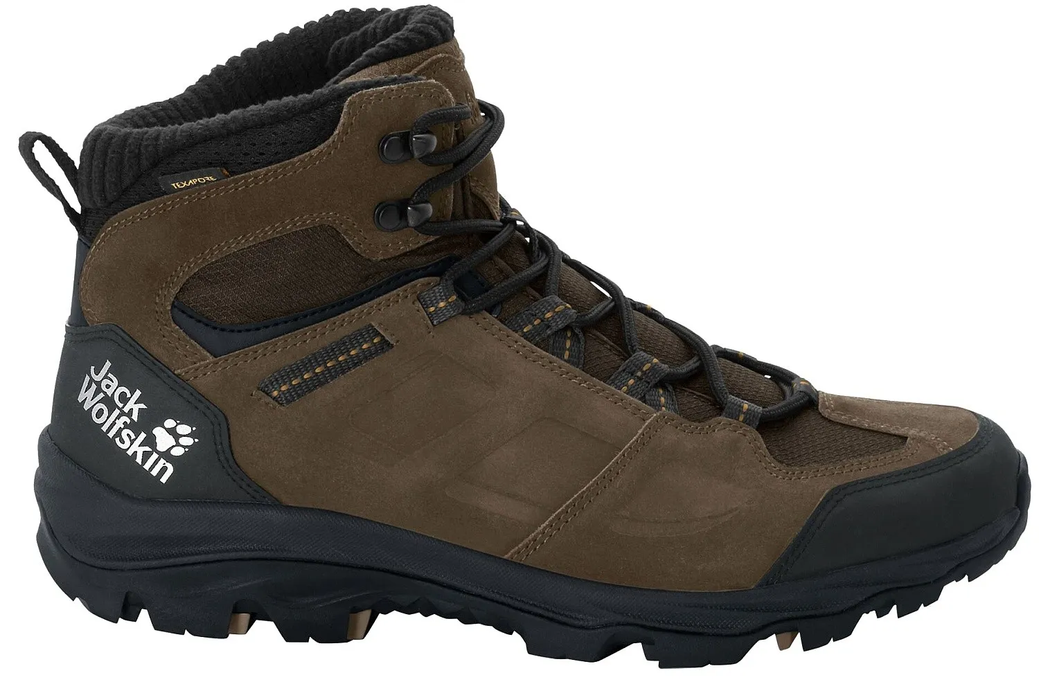 shoes Jack Wolfskin Vojo 3 WT Texapore MID M - Brown/Phantom - men´s