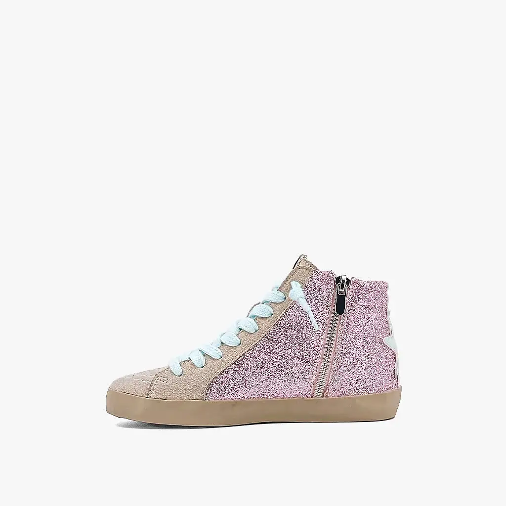 ShuShop - Rooney High Tops - Pink Glitter