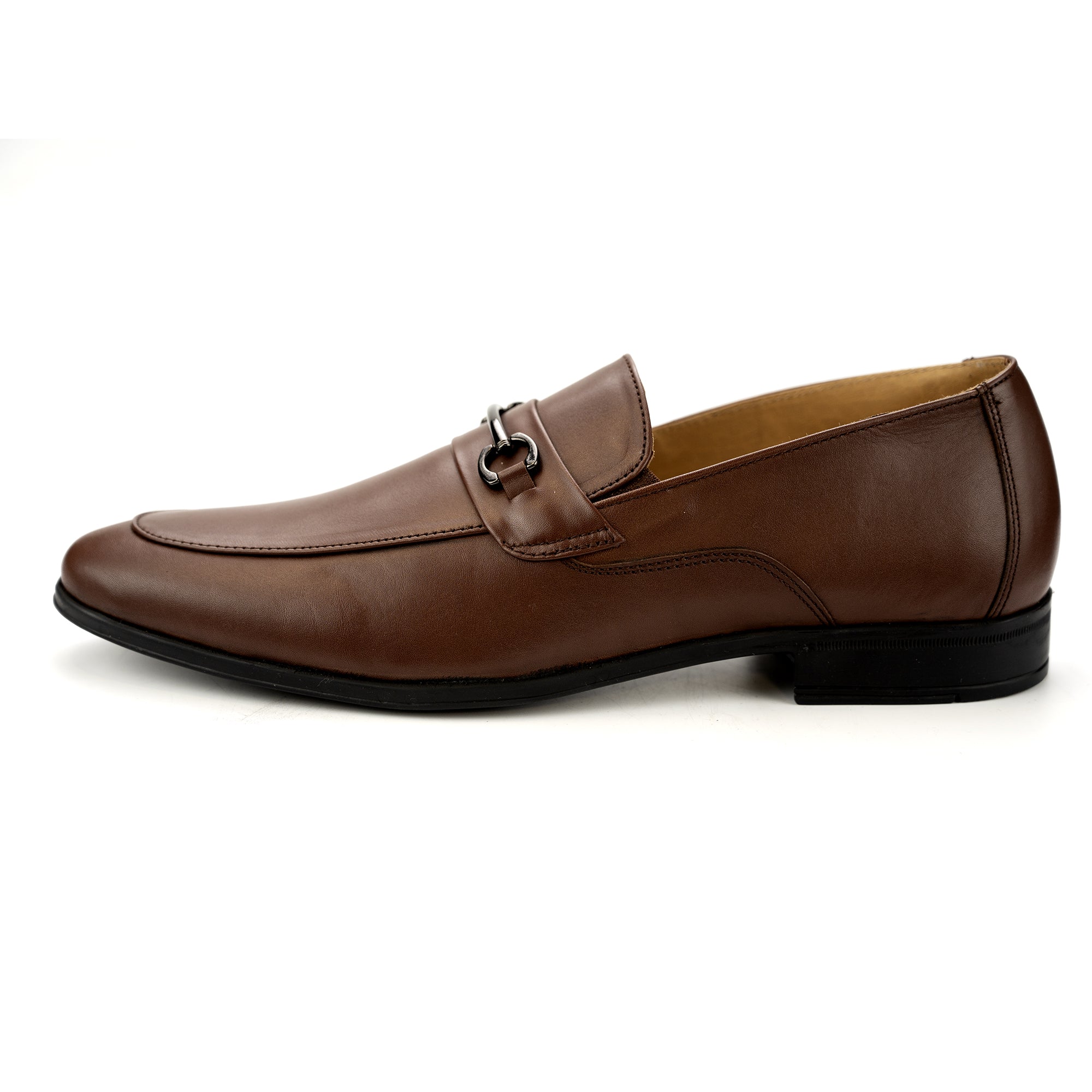 Smart & Sleek Loafers-Coffee