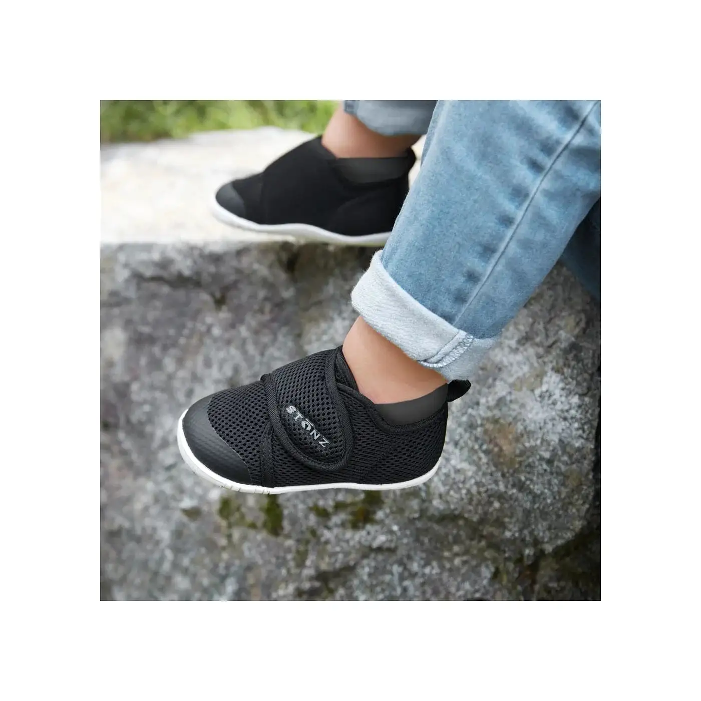 Stonz Black Cruiser Baby Shoe