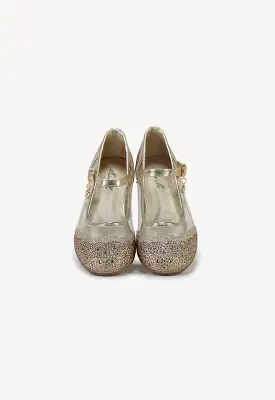 Strass Transparent Party Flat Shoes