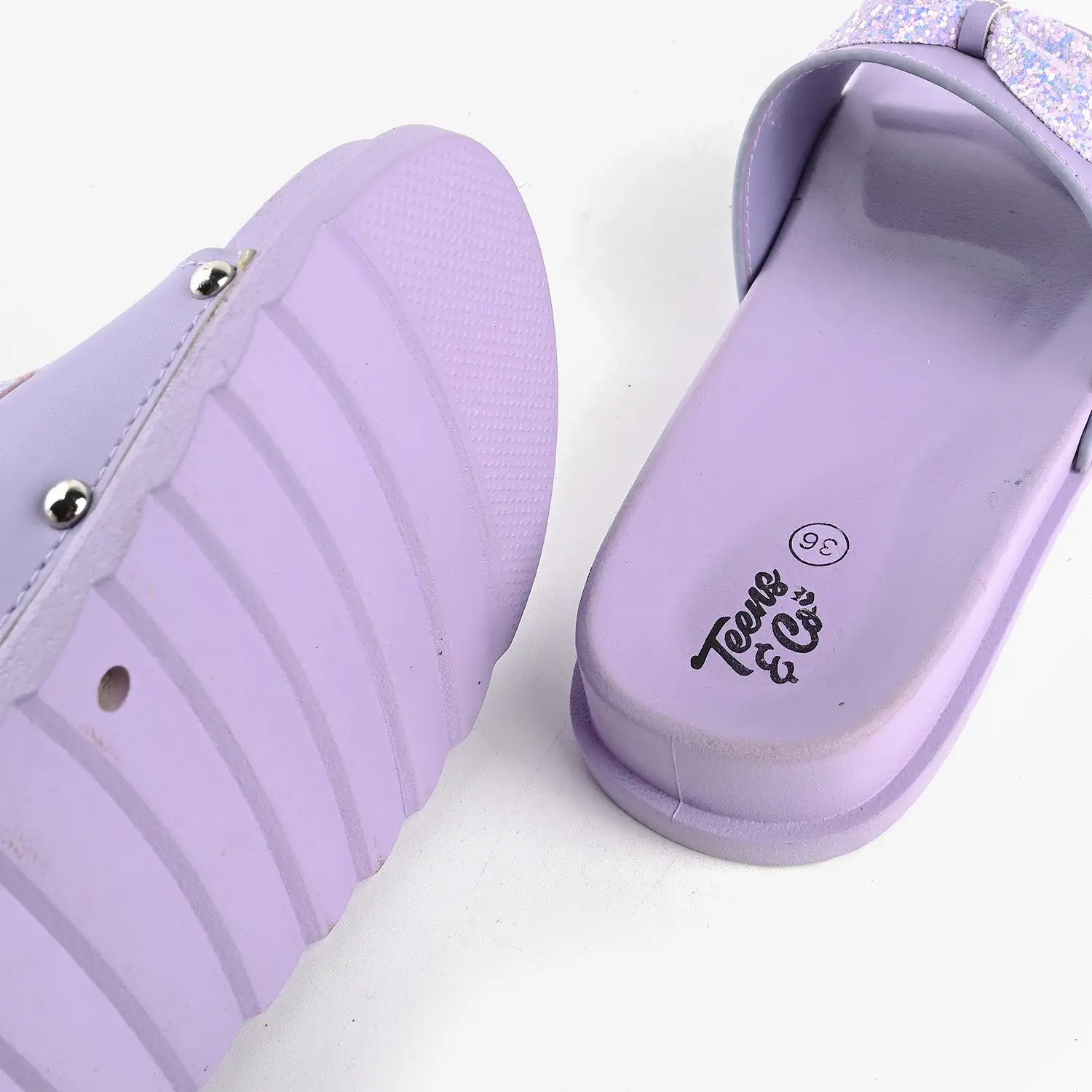 Teen Girls Slipper CL-28-Purple