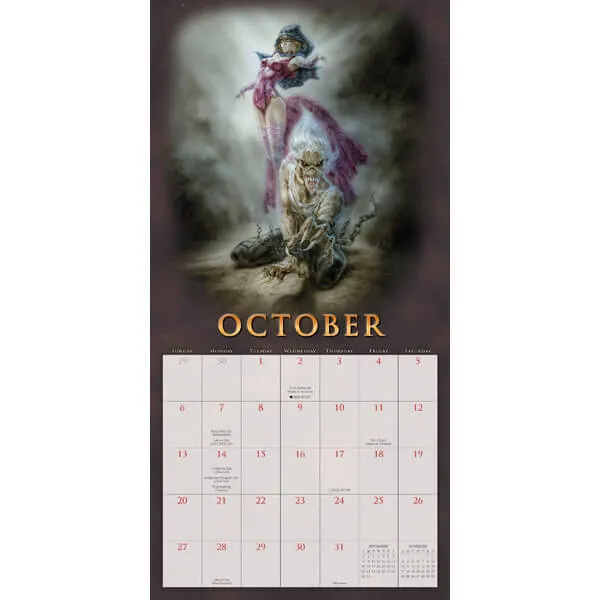 The Fantasy Art of Royo Wall Calendar