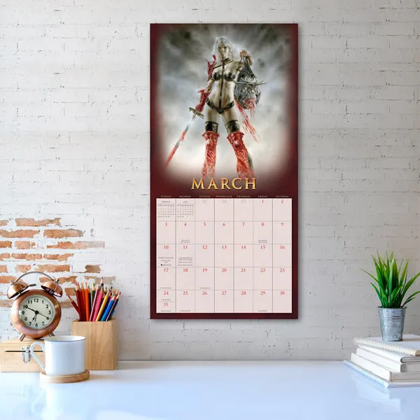 The Fantasy Art of Royo Wall Calendar