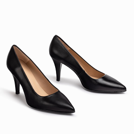 Tola Court Shoes, Black