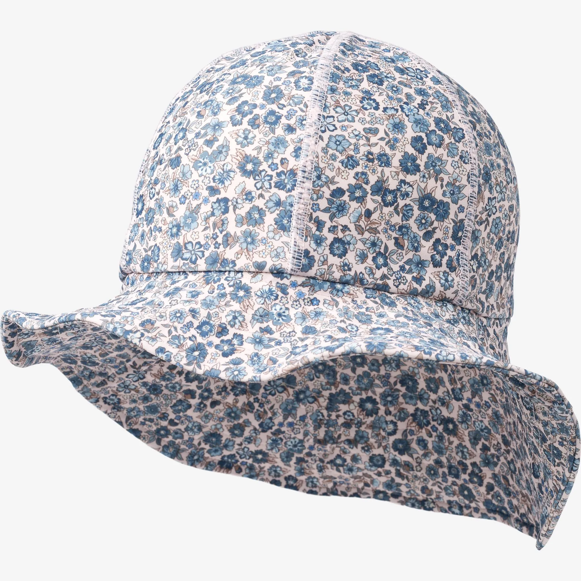 UV Sun Hat - blue flower meadow