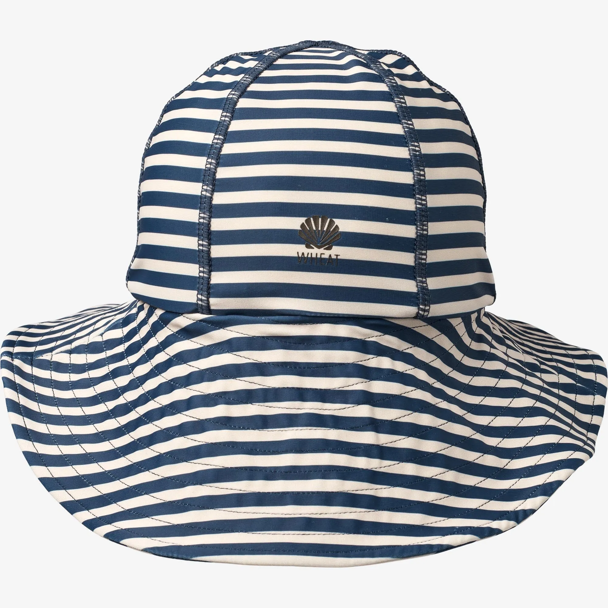 UV Sun Hat - indigo stripe