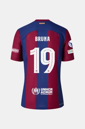 UWCL FC Barcelona Home Shirt 23/24 Player's Edition - Women - BRUNA